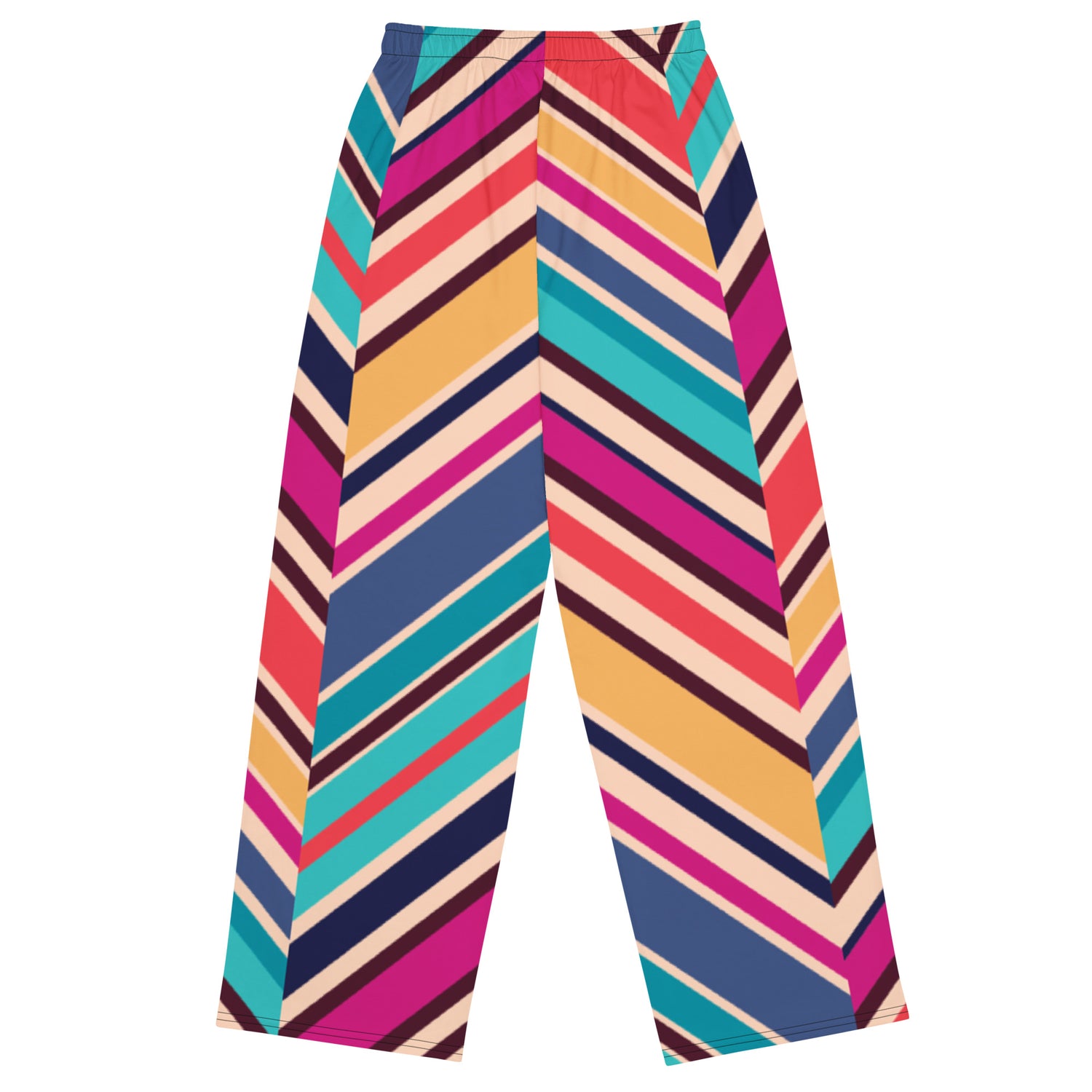 Multi Stripe wide-leg pants
