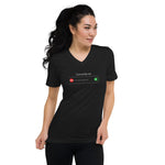 Do Not Disturb Short Sleeve V-Neck T-Shirt