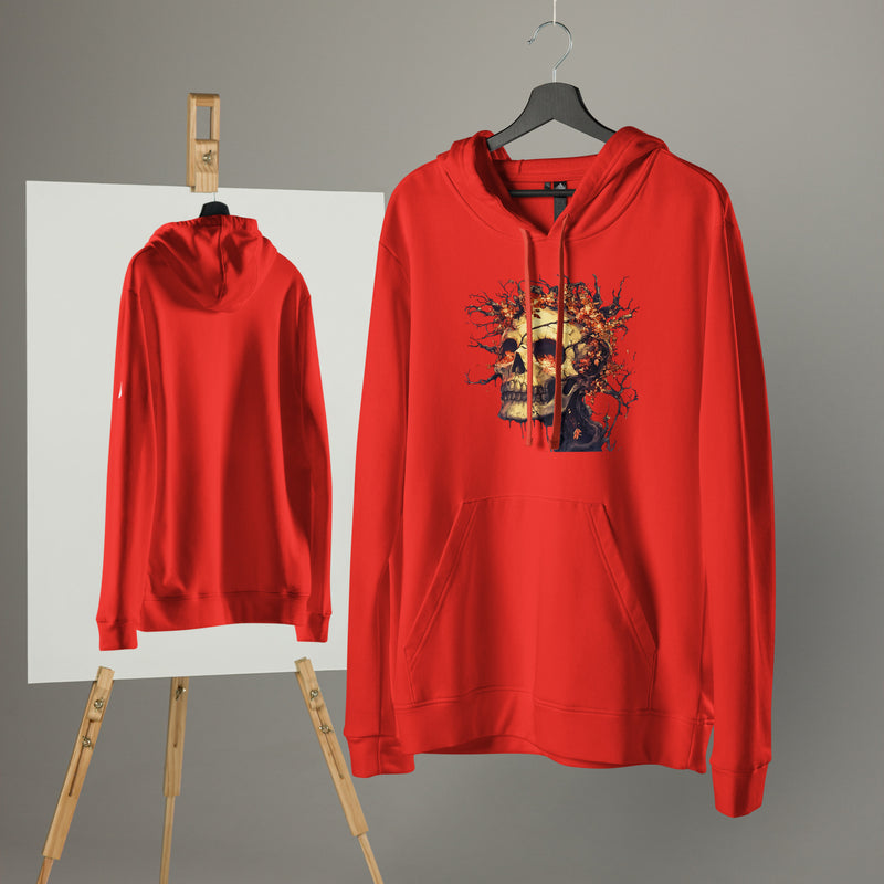 Fire Leaves Fleece Hoodie