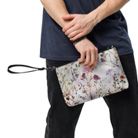 Gray Floral Crossbody bag