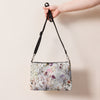 Gray Floral Crossbody bag