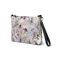 Gray Floral Crossbody bag