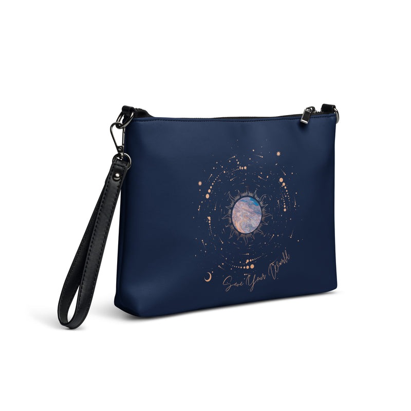 Save Your World Crossbody bag