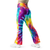 Tie Dye Flare leggings