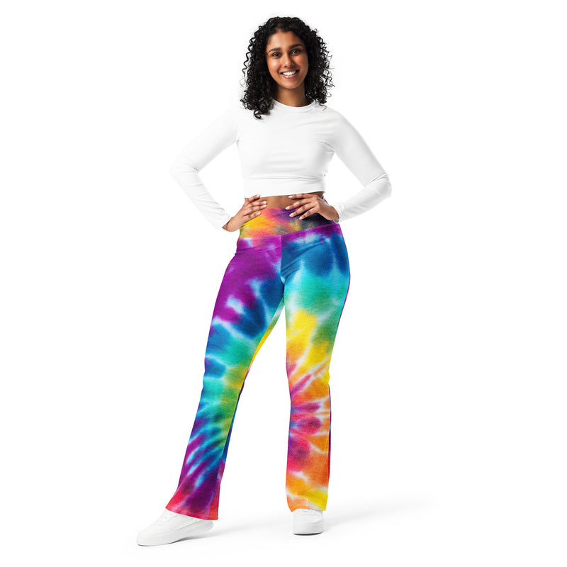 Tie Dye Flare leggings