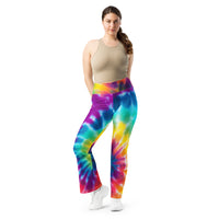 Tie Dye Flare leggings