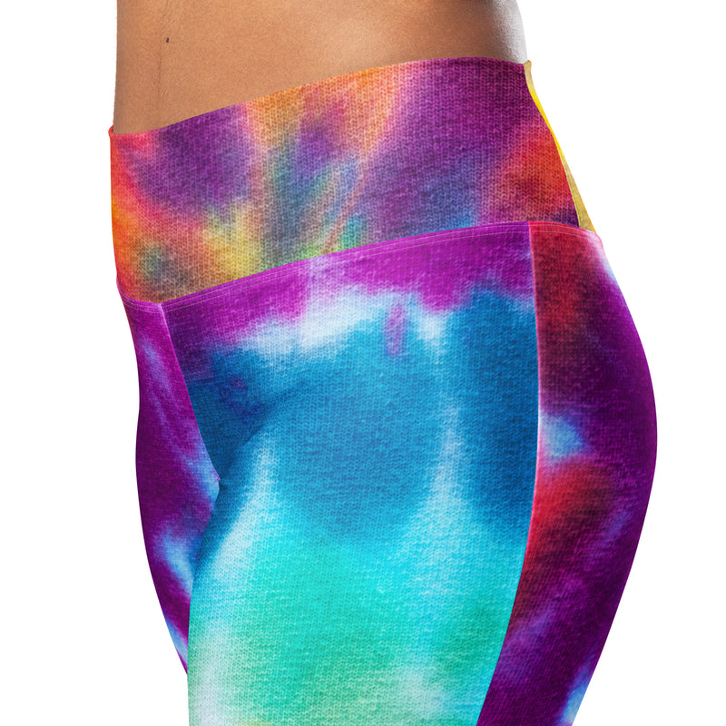 Tie Dye Flare leggings