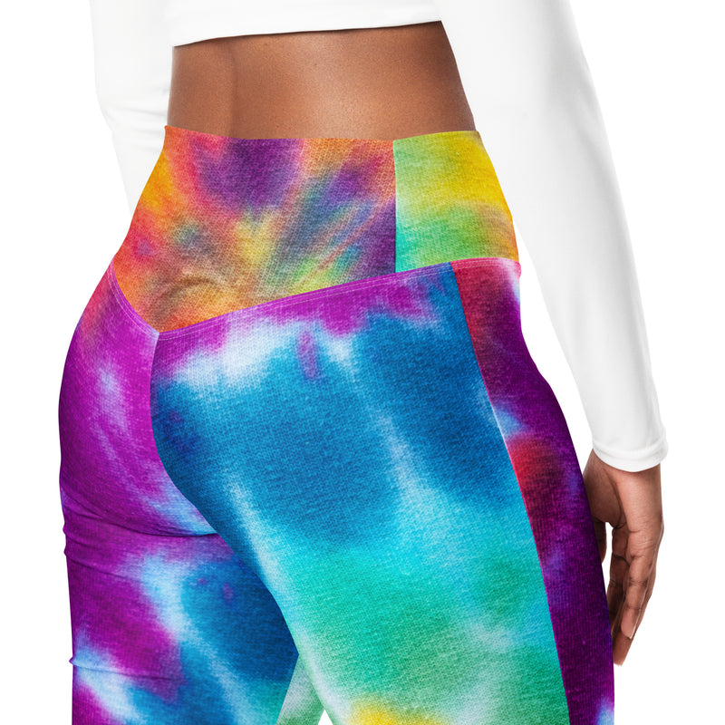 Tie Dye Flare leggings