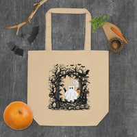 Ghost Cat Tote Bag