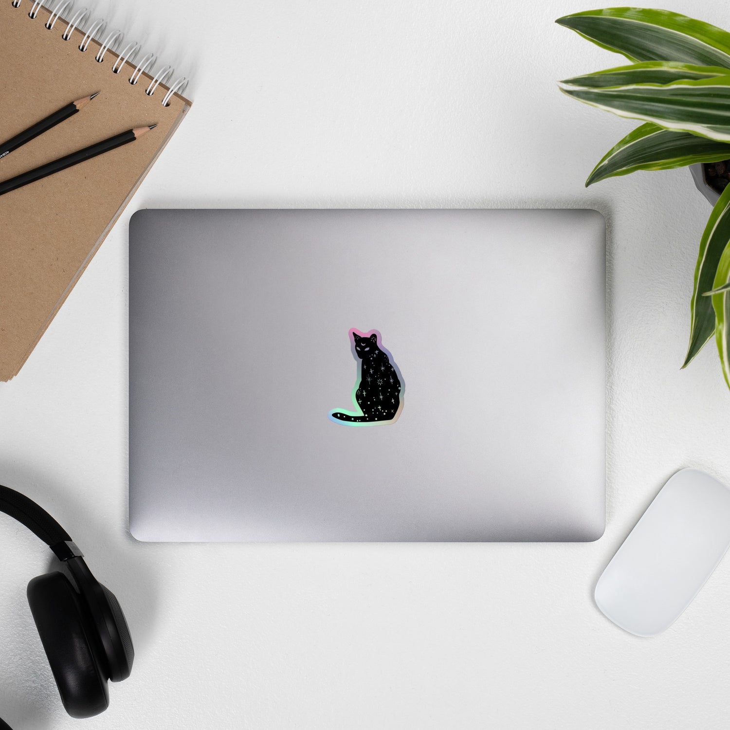 Celestial Cat Holographic stickers