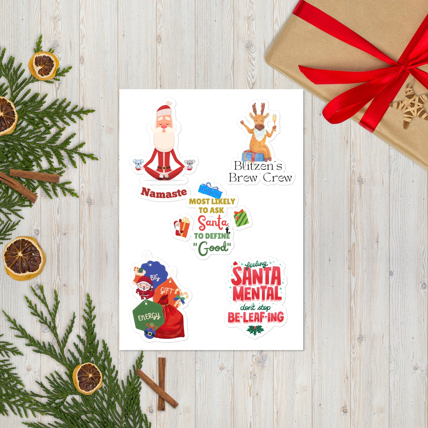Christmas Fun Sticker sheet