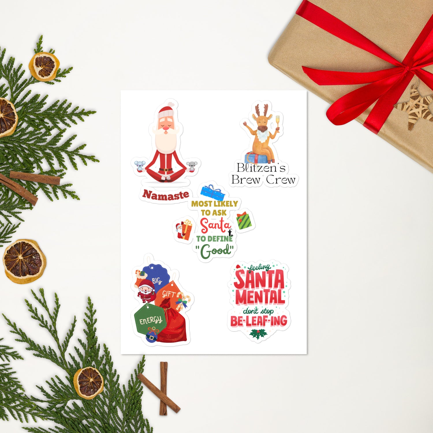 Christmas Fun Sticker sheet