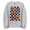 Checkered Pumpkin Sweatshirt