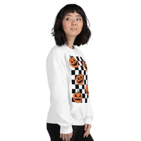 Checkered Pumpkin Sweatshirt