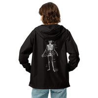 Anatomy lightweight zip up windbreaker- Unisex