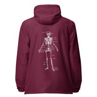 Anatomy lightweight zip up windbreaker- Unisex