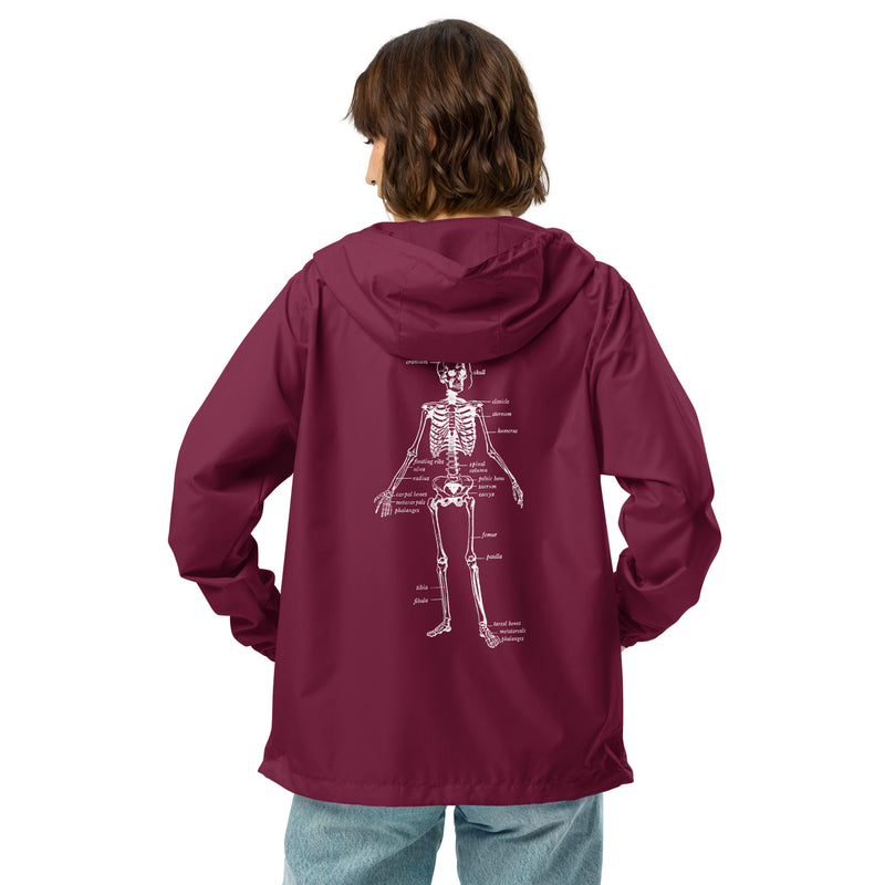 Anatomy lightweight zip up windbreaker- Unisex