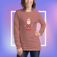 Namaste Santa Unisex Long Sleeve Tee