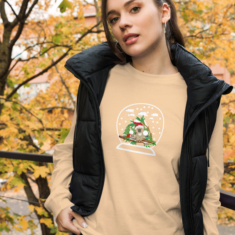 Koala Christmas Globe Long Sleeve Tee