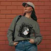 Ghost Cat Long Sleeve Shirt