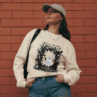 Ghost Cat Long Sleeve Shirt