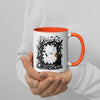 Ghost Cat Mug with Color Inside