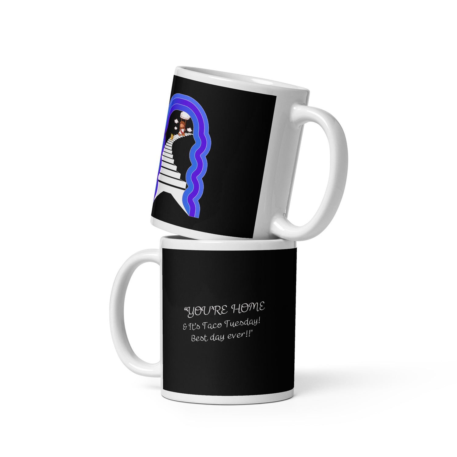 You're Home! White glossy mug