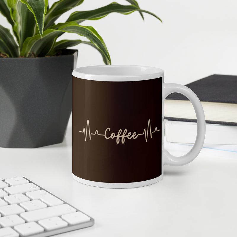 Coffee Is Always A Good Idea White glossy mug