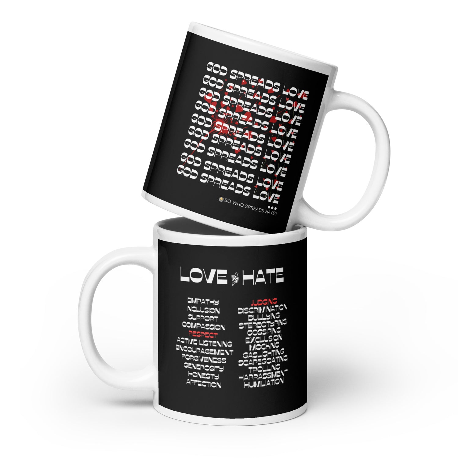 Love Vs Hate Mug