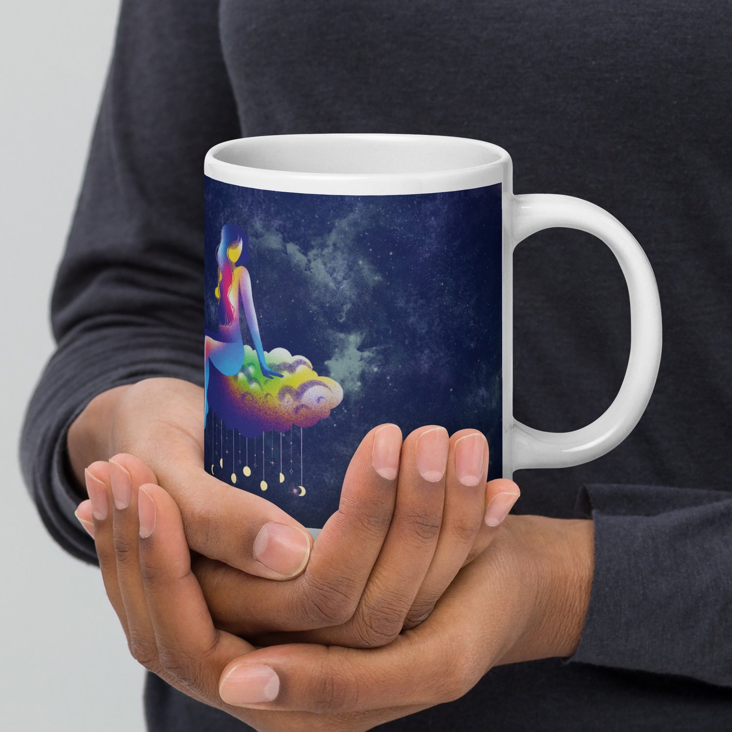 Women On A Cloud Glossy Mug