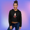 Namaste Santa Crop Hoodie