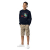 A Dinos & Sports Cars Christmas crewneck sweatshirt