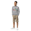 A Dinos & Sports Cars Christmas crewneck sweatshirt