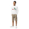 A Dinos & Sports Cars Christmas crewneck sweatshirt