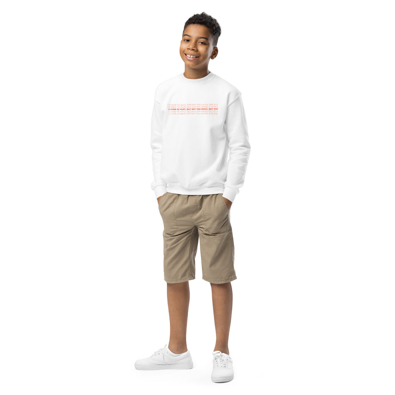 5 Is Kind Of Alot Youth Crewneck Sweatshirt