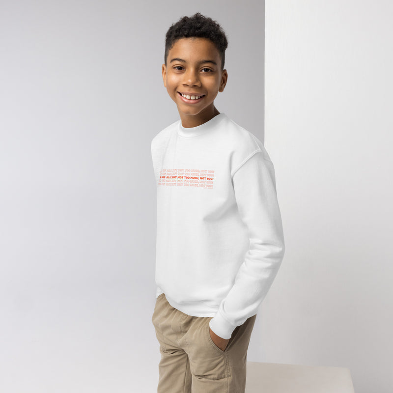 5 Is Kind Of Alot Youth Crewneck Sweatshirt