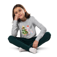 A Very Unicorn Christmas Long sleeve tee