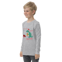 A Dino & Sports Car Christmas long sleeve tee