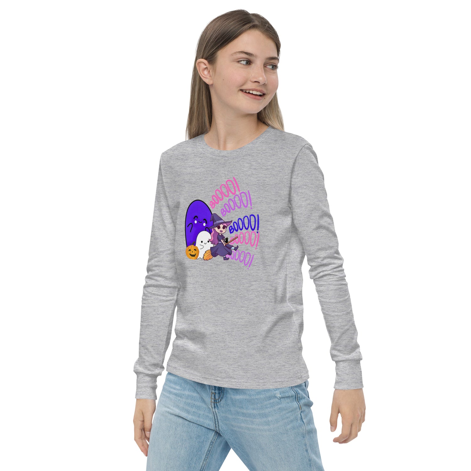 Boo Youth Long Sleeve Tee