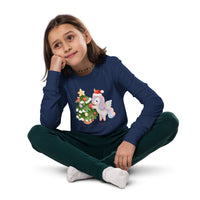 A Very Unicorn Christmas Long sleeve tee