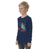 A Dino & Sports Car Christmas long sleeve tee