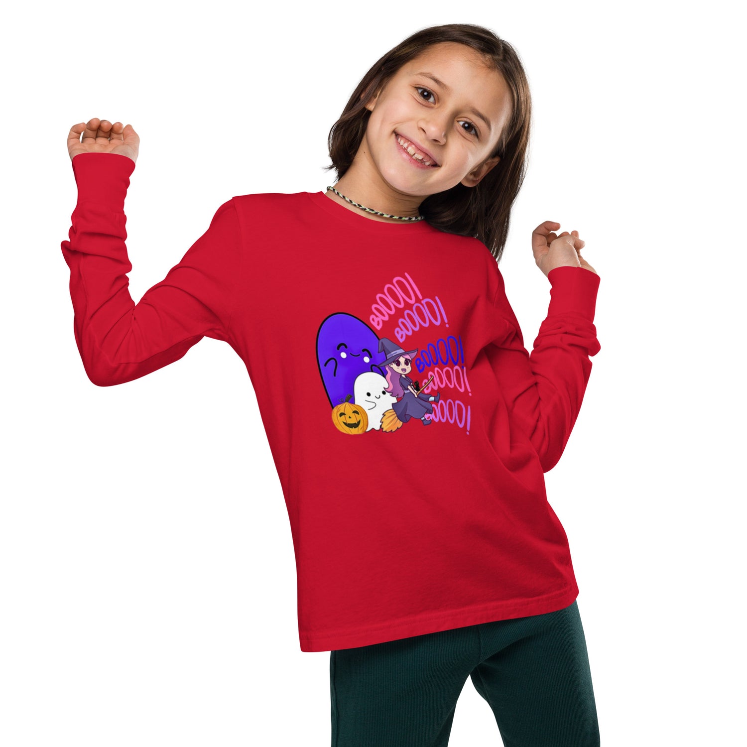 Boo Youth Long Sleeve Tee