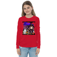 Here Comes Halloween Youth Long Sleeve Tee