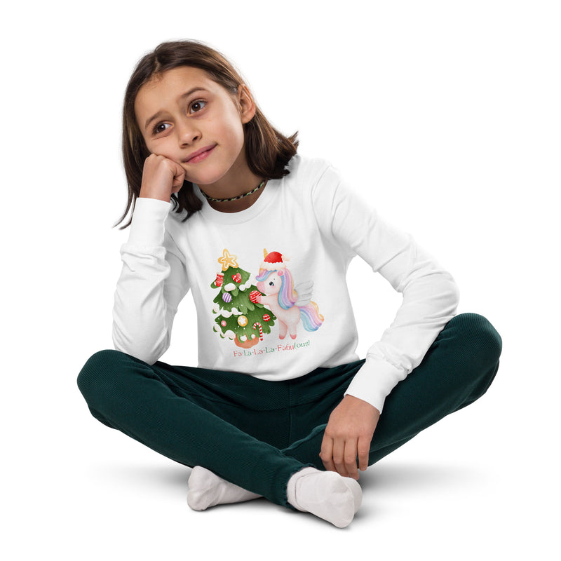 A Very Unicorn Christmas Long sleeve tee