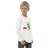 A Dino & Sports Car Christmas long sleeve tee