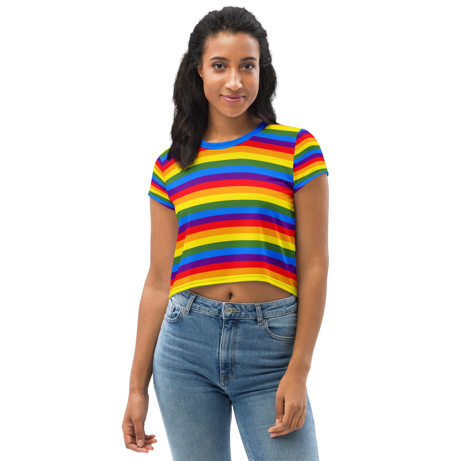 Rainbow Crop Tee