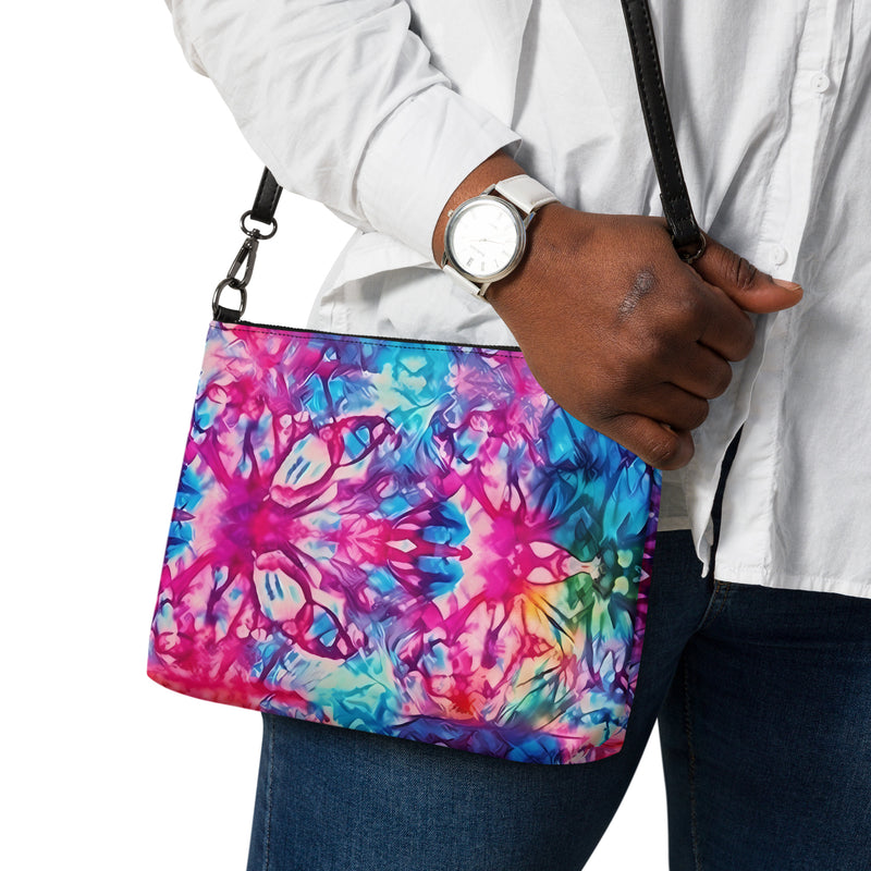 Pink Tie Dye Crossbody bag