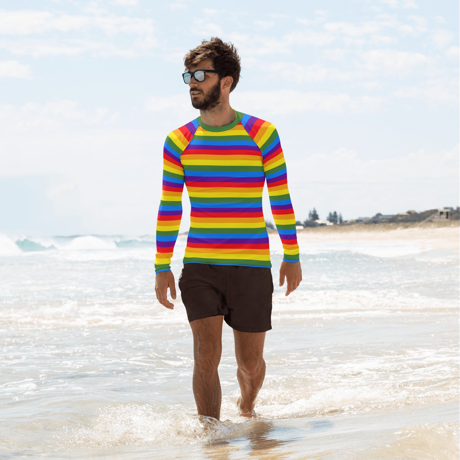 Rainbow Men's Rash Guard