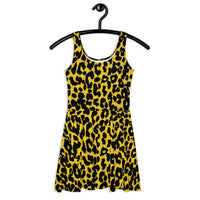 Leopard Print Skater Dress