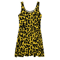 Leopard Print Skater Dress